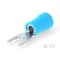 Te Connectivity Fork Terminal, #8 Stud Size, 14 AWG, 600 V, PVC Insulated, Blue 165012 - alternate 1